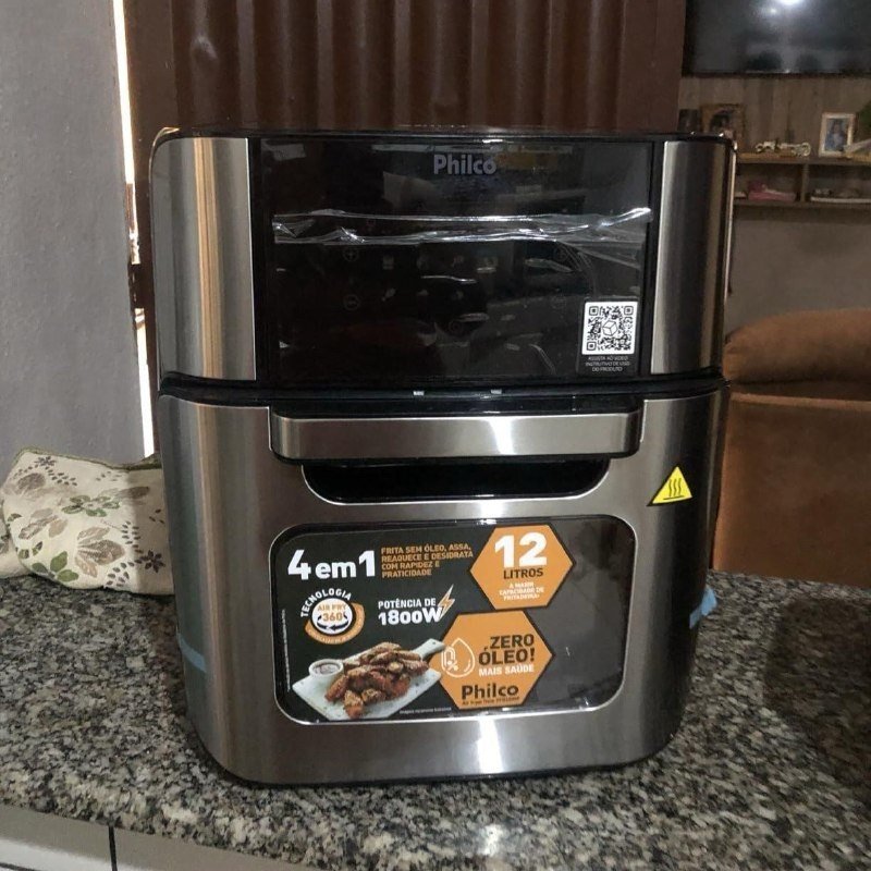 Fritadeira Philco Air Fryer Oven 12L PFR2200P - 127V + Frete Grátis