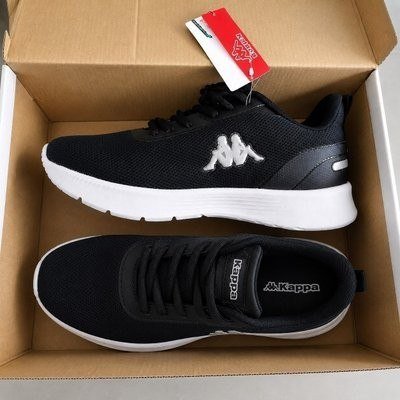 Tenis Kappa Treviso Original Unissex Confortável Academia Preto-prata