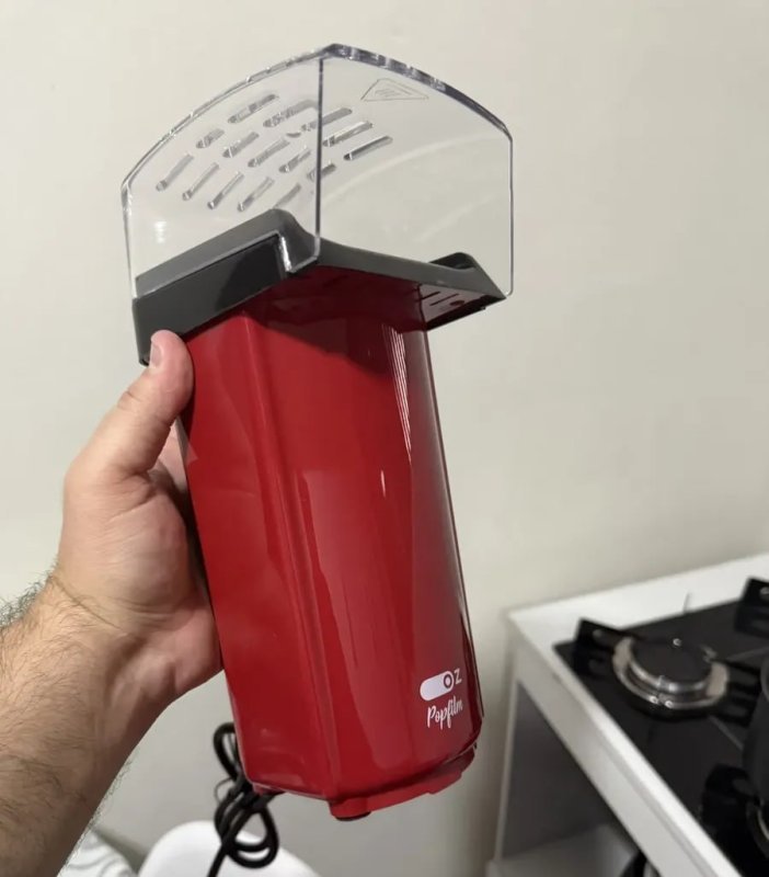 Pipoqueira Elétrica Portátil Sem Óleo — Ar Quente 220V
