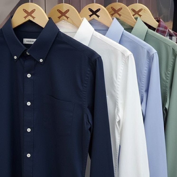 Camisa Básica Masculina Manga Longa Slim Hering