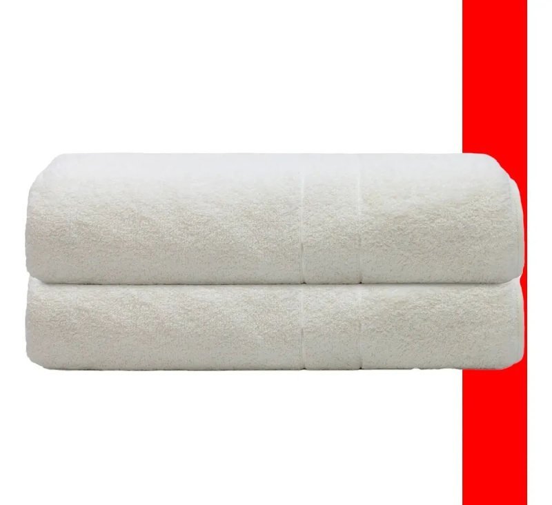 Kit com 2 Toalhas De Banho Gigante Galaxy Camesa 75x150 400g