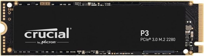 SSD Crucial P3 1TB NVMe PCIe M.2 2280 CT1000P3SSD8