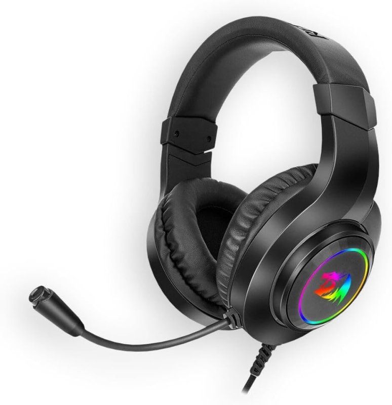 Headset Gamer Redragon Hylas Preto RGB H260RGB, Único