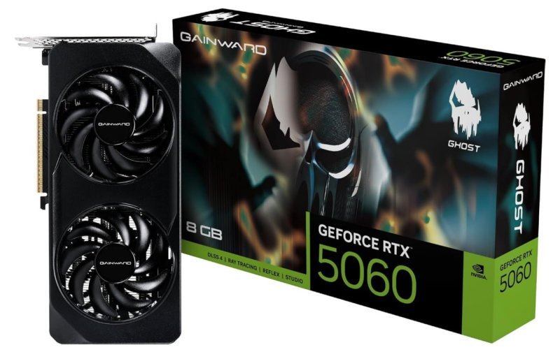 Placa gráfica RTX 5060 Ghost 8GB GDDR7 128bit 3-DP - GAINWARD