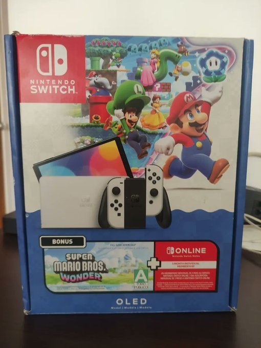 Nintendo Switch OLED Bundle Super Mario Bros Wonder + Frete Grátis
