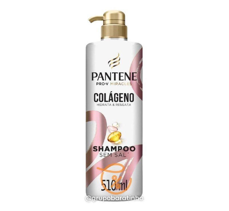 Shampoo Pantene Colágeno Hidrata e Resgata 510ml