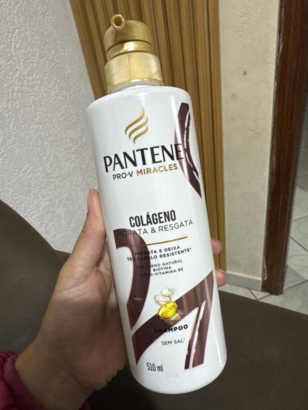 Shampoo Pantene Pro-V Miracles Colágeno Hidrata e Resgata 510ml + Frete Grátis
