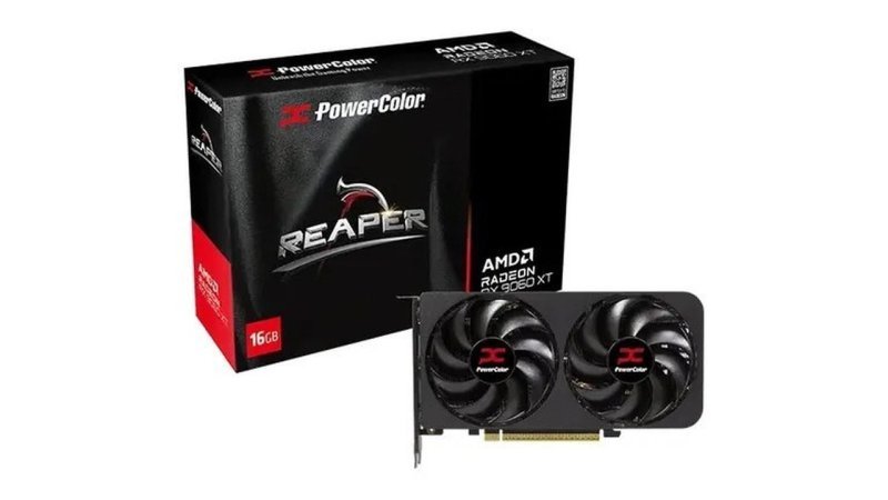 Placa de Vídeo Powercolor AMD Radeon RX 9060xt 16GB GDDR6