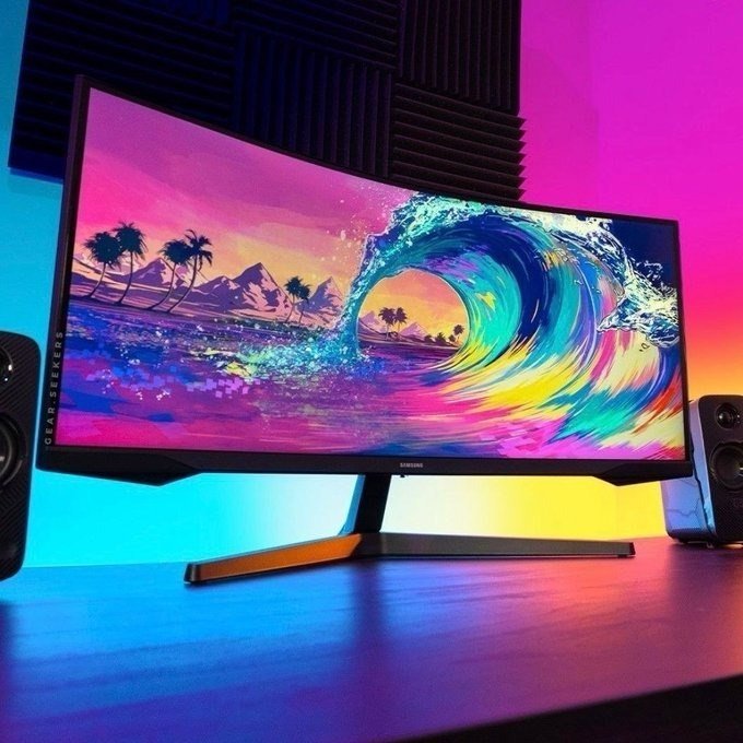 Monitor Gamer Curvo Samsung Odyssey 34" G5 WQHD 165Hz