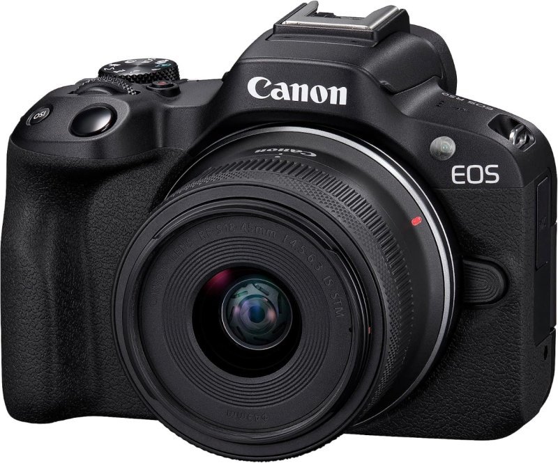Canon R50 18-45mm IS STM - Câmera Digital com Lente