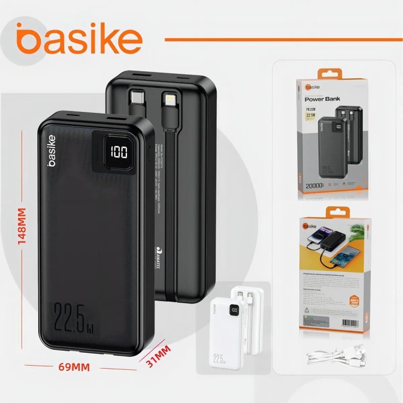 Power Bank Basike 20000mAh