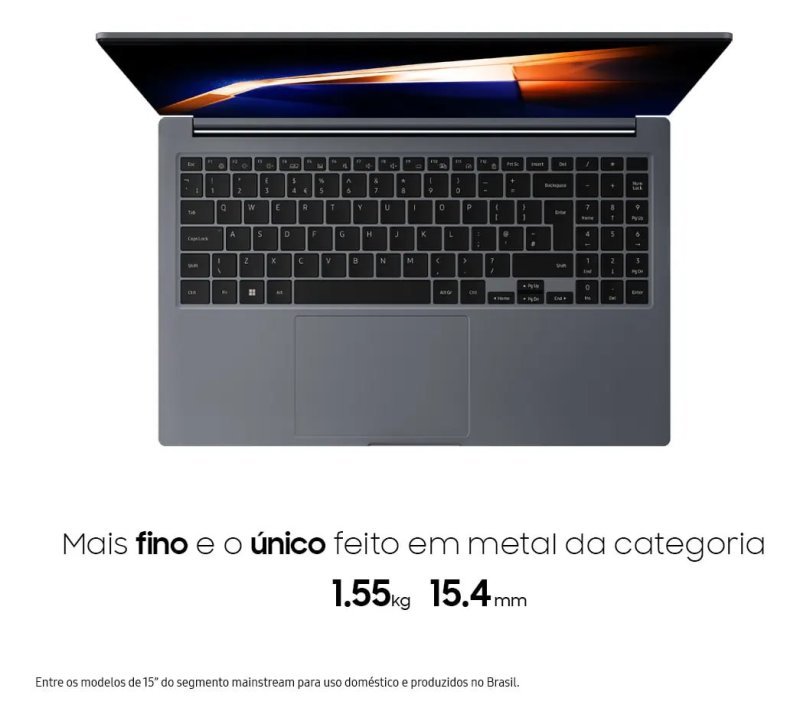 Notebook Samsung Galaxy Book4 Intel® Core™ i5-1335U