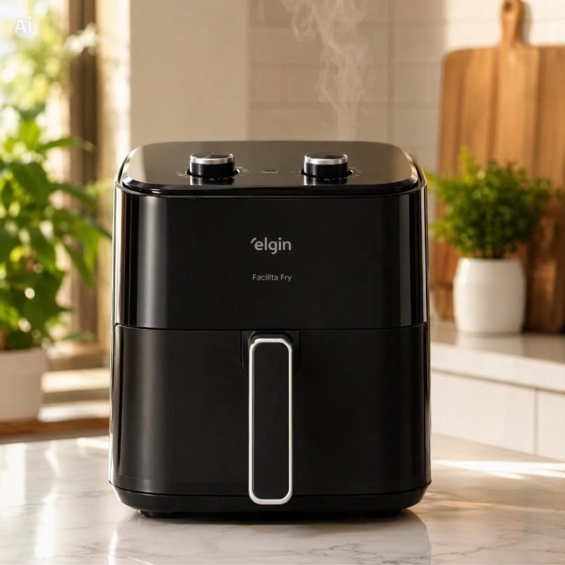 Fritadeira Elétrica Air Fryer Elgin 3,5 Litros