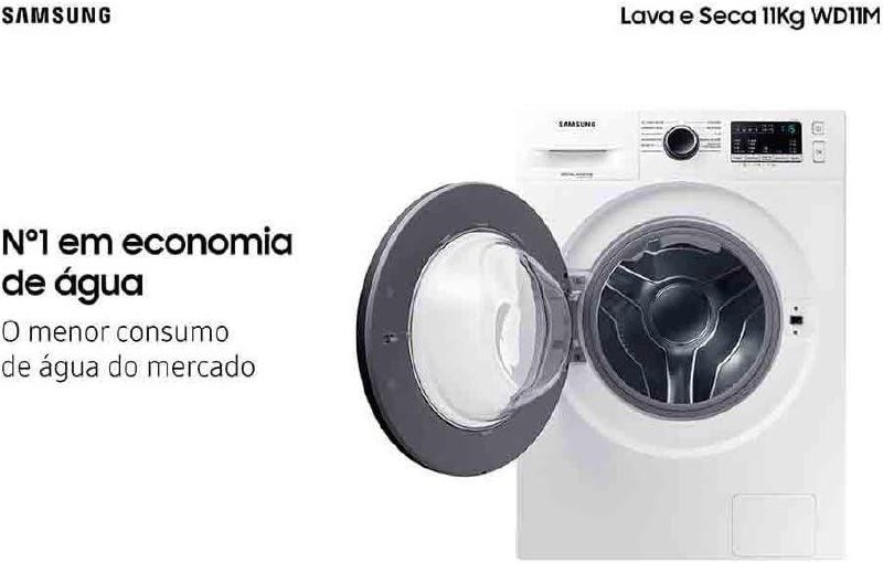 Samsung Lava e Seca 11kg WD11M4473PW 127V