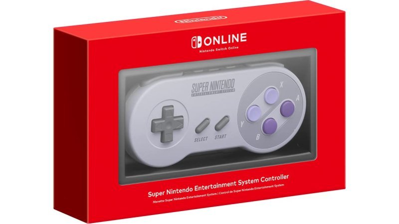 Controle oficial de Super Nintendo para Switch