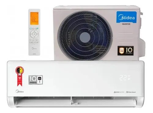 Ar Cond Split Inverter Midea Ia Ecomaster 12k Btus Frio 220v Branco