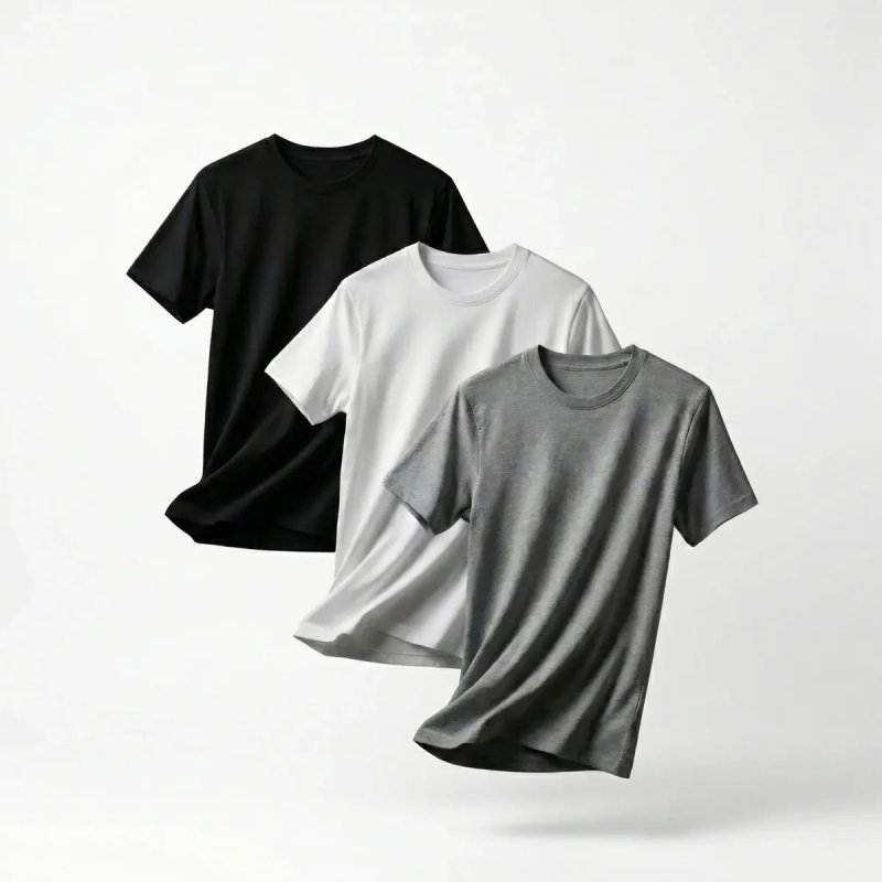 Kit 3 Camisetas Masculina Pv Malha Fria Camisa Básica