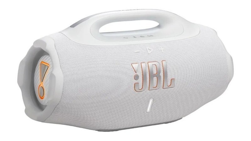 Caixa de Som Bluetooth À Prova D'água Boombox 4 JBL - Branca