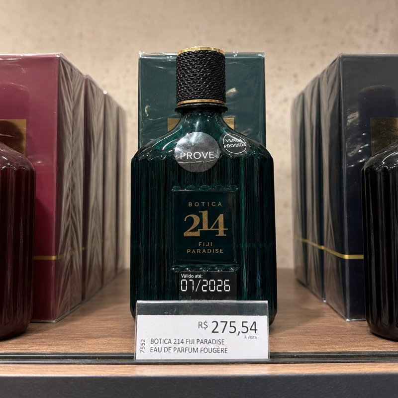 Botica 214 Fiji Paradise Fougère Especiado Eau De Parfum 90ml Perfume Masculino