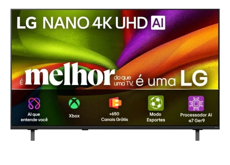 Smart TV 4K 50" LG Nano UHD AI