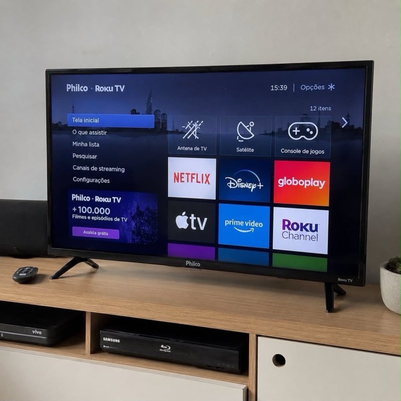 Smart TV 43" Philco P43CRA Roku LED Full HD