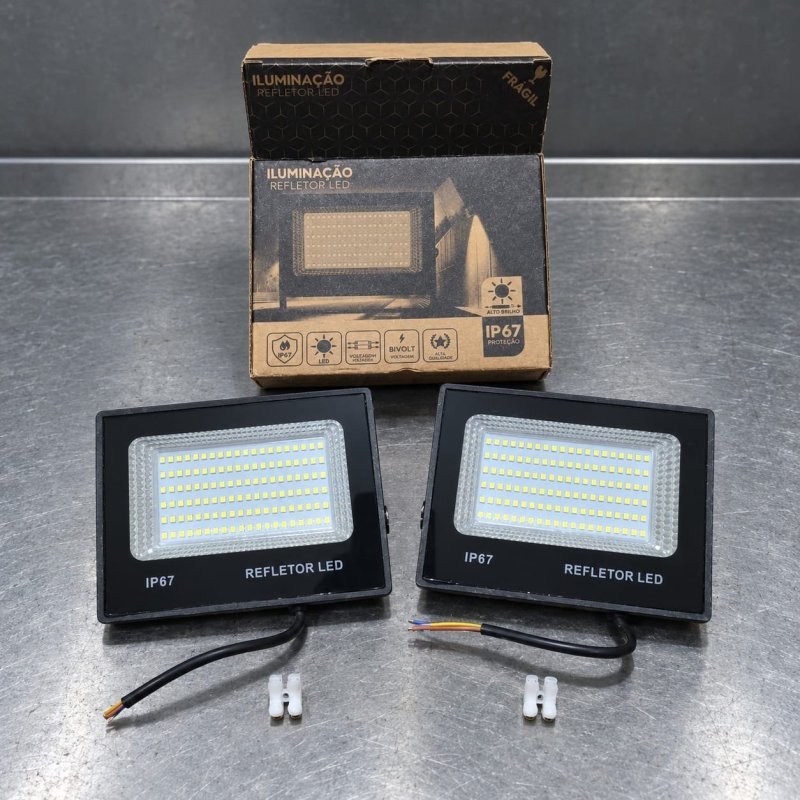 Kit 2 Refletor Led 400w com Frete Grátis