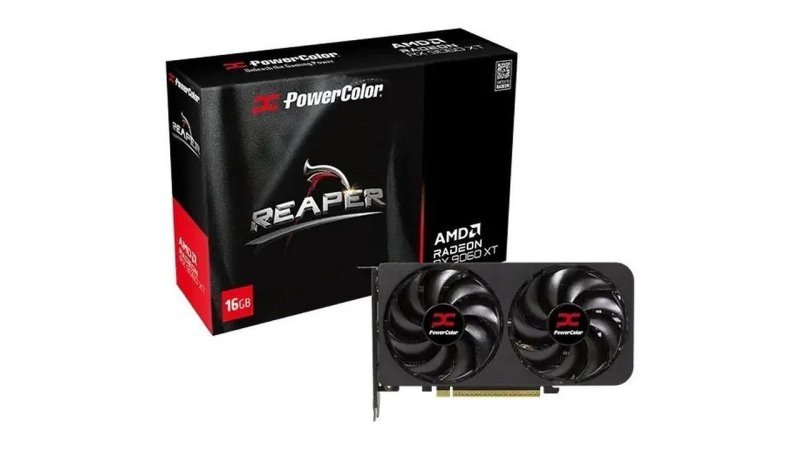 Placa de Vídeo Powercolor AMD Radeon RX 9060xt 16GB GDDR6