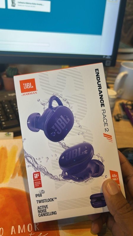 Fone de Ouvido Sem Fio JBL Endurance Race 2 + Frete Grátis