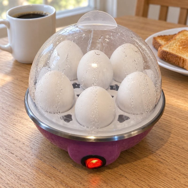 Cozedor De Ovos Elétrico 7 Ovos + Frete Grátis