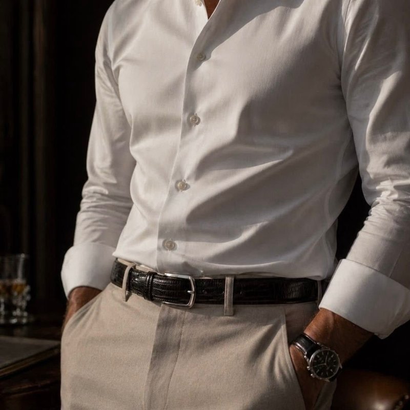 Camisa Social Masculina Slim Premium Manga Longa / Curta