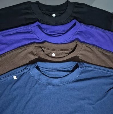 Kit 4 Camiseta Oversized Streetwear Básica Gola Alta Algodão