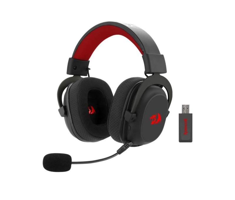Headset Gamer Redragon Zeus Pro Preto Sem Fio 7.1 H510-PRO