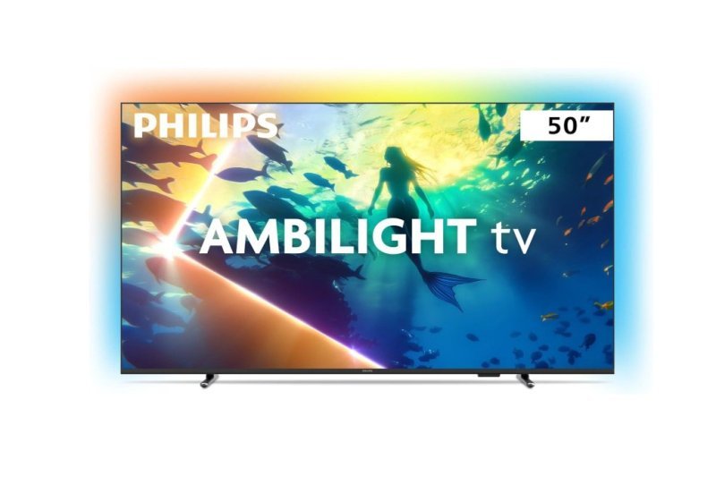PHILIPS Smart TV Ambilight 50" 4K, Titan OS, 50PUG8100/78, Preto