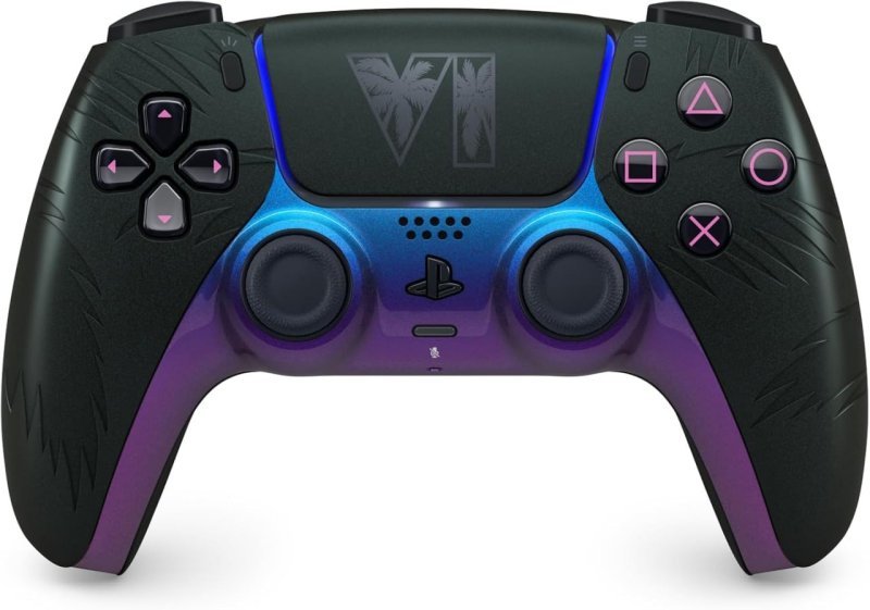 Controle sem fio DualSense® preto – Edição limitada do Grand Theft Auto VI