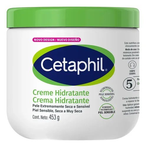 Creme Hidratante Cetaphil para Piel Seca a Muy Seca Sensível 453g