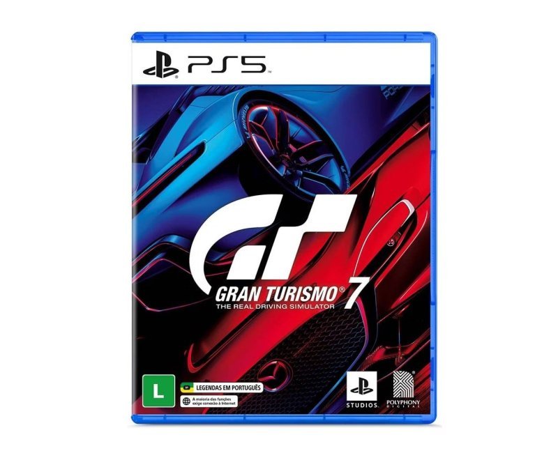 Jogo Gran Turismo 7, Mídia Física, PS5