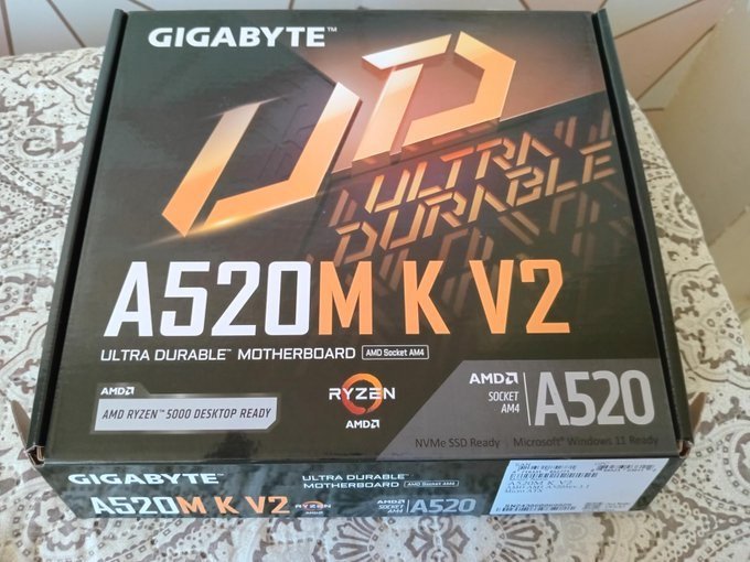 Placa Mãe Gigabyte A520M K V2