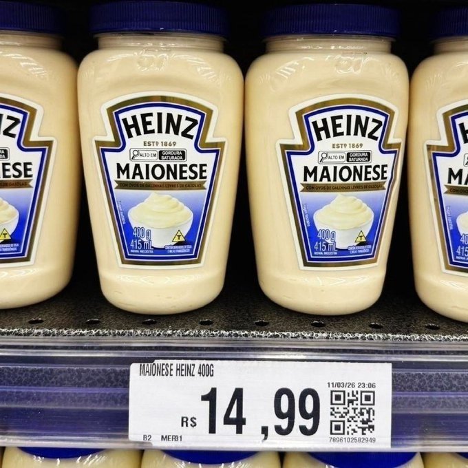 Heinz Maionese Tradicional 400g com Frete Grátis