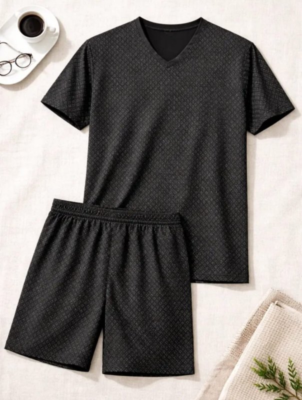 Pijama Masculino Adulto Curto Confortável