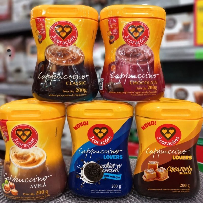 Cappuccino 3 Corações 200g