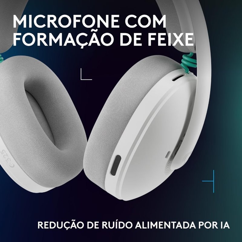 Headset Gamer Sem Fio Logitech G325, Bluetooth