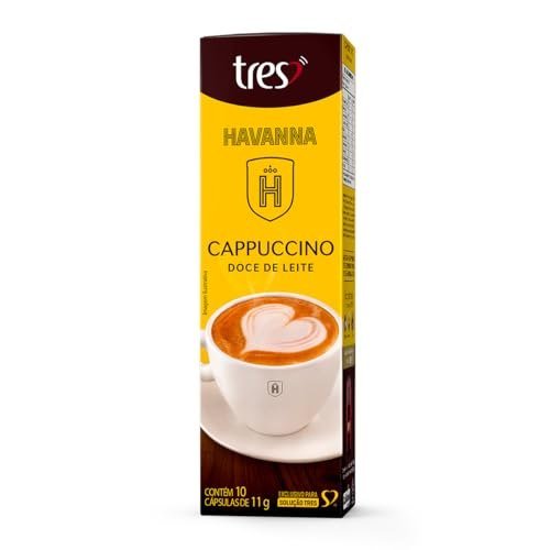 Capsula de Cappuccino Doce De Leite TRES 3 Corações 10 unid