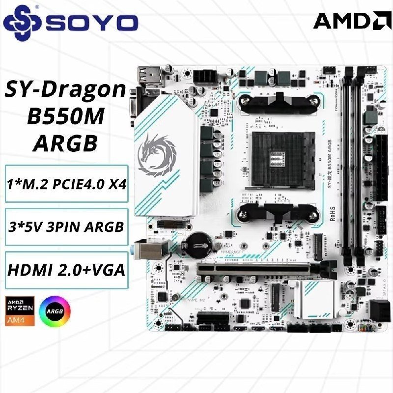 Placa Mãe B550m Soyo