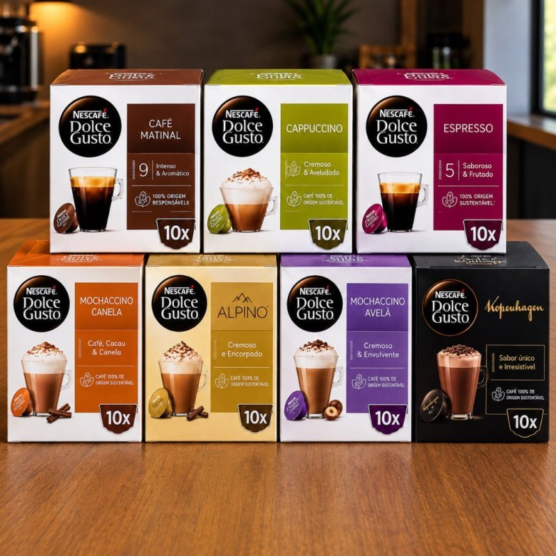 SELEÇÃO DE CÁPSULAS DOLCE GUSTO