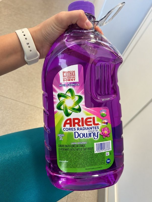 Ariel Sabão Líquido Cores Radiantes Toque de Downy 3L