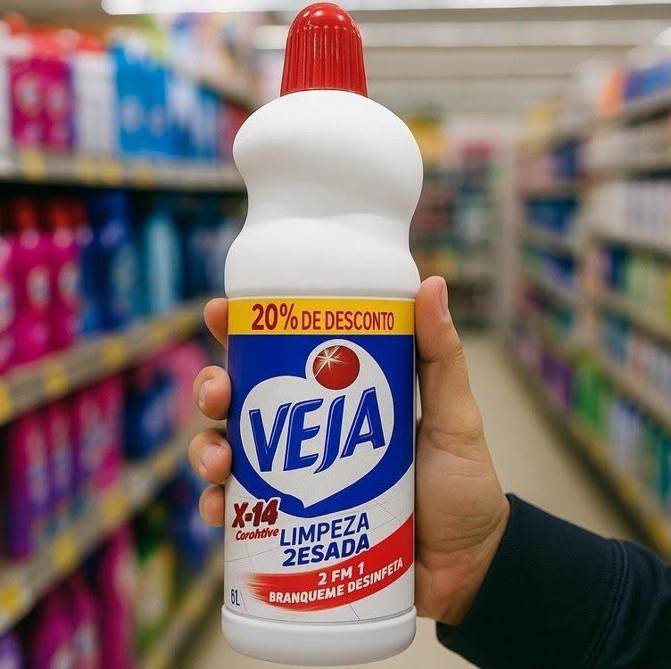 Limpador para Limpeza Pesada Cloro Ativo 2 em 1 - 1L