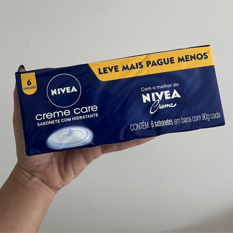 Pack 6 un. Sabonete Nivea Creme Care 90g