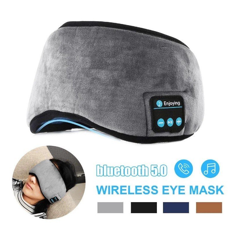 Mascara de Dormir Bluetooth Com Fone de Ouvido- Tapa Olho para Sono Tranquilo e Relaxante