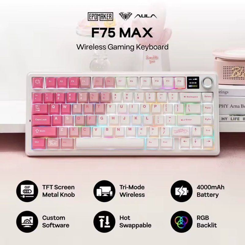 Teclado Epomaker X Aula F75 Max