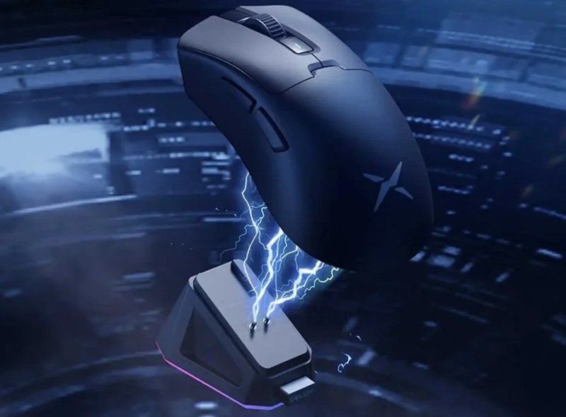 Mouse Gamer Delux M900 Pro, Paw3395 com base de carregamento